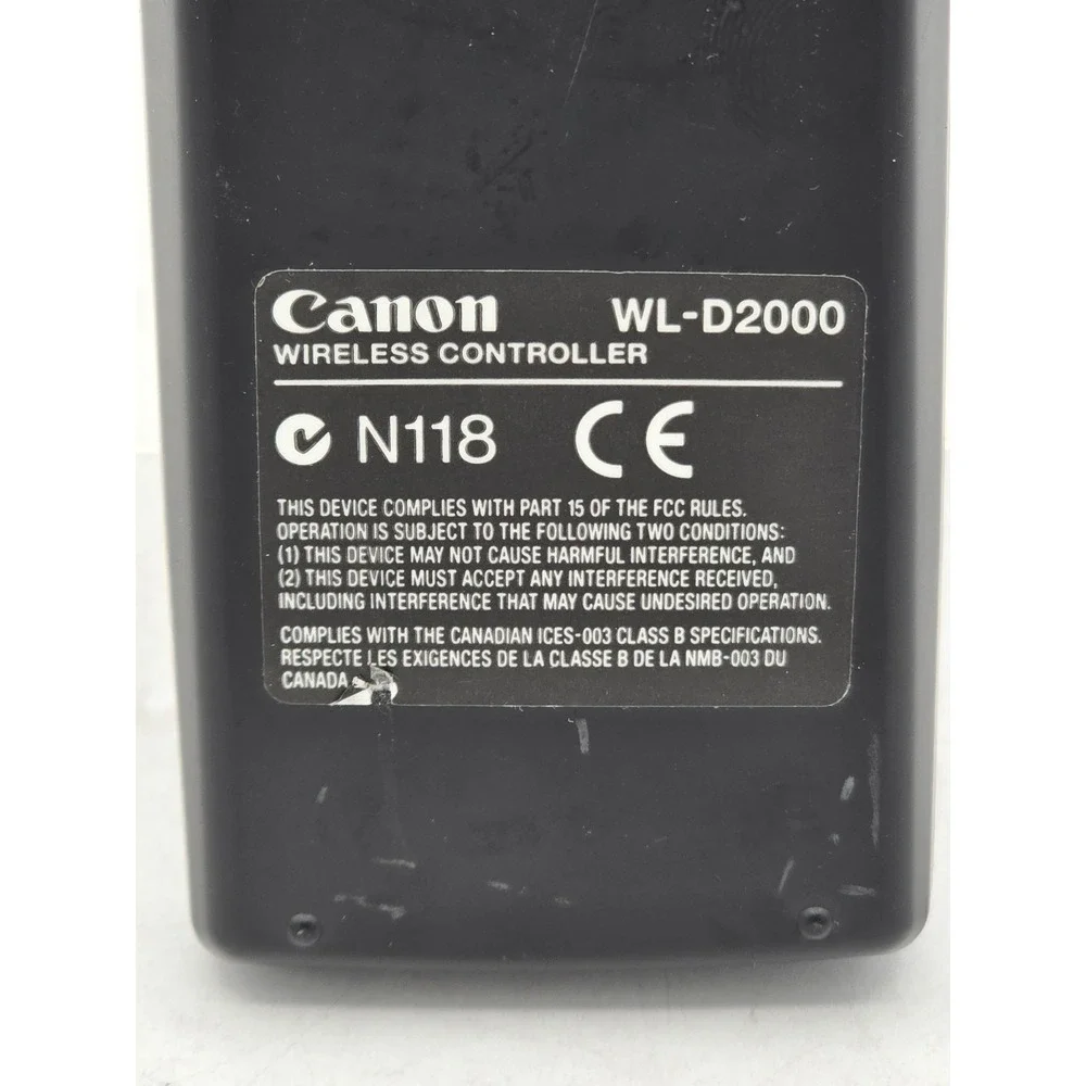 ORIGINAL CANON WL-D2000 Wireless Controller/Remote Control Black - Picture 8 of 10